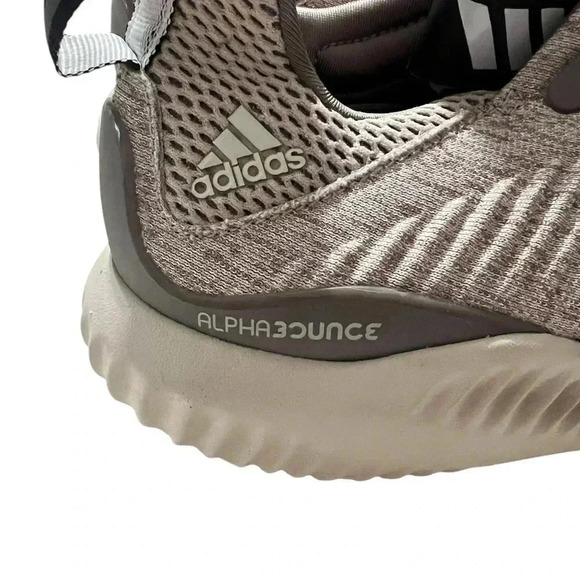 adidas Alphabounce Engineered Mesh Beige women’s size 8 - Picture 4 of 8